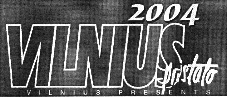 Prekės ženklas: 2004 VILNIUS pristato VILNIUS PRESENTS